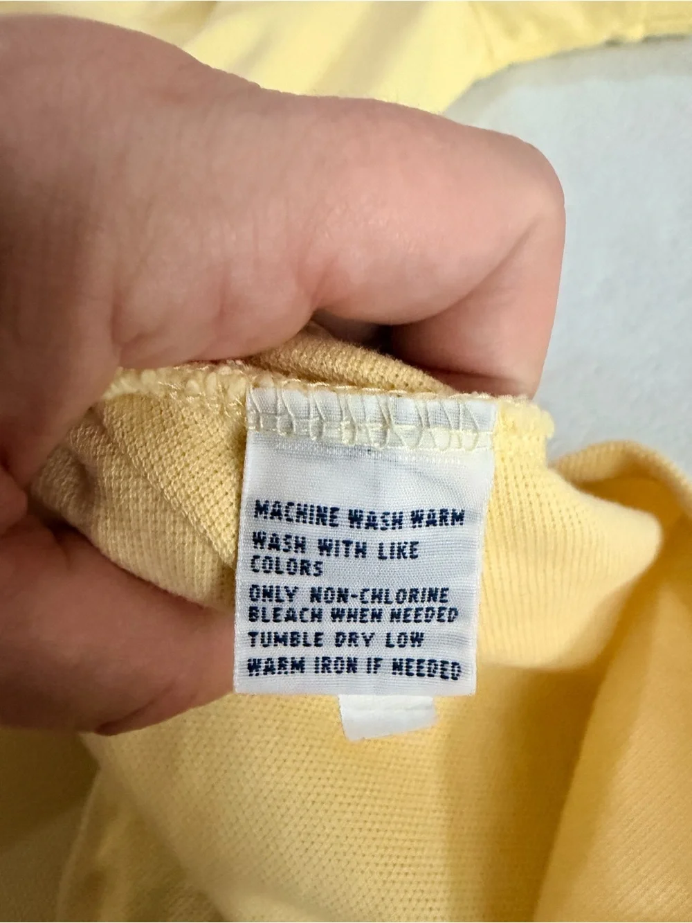Ralph Lauren Men’s Yellow Polo with Navy Pony
